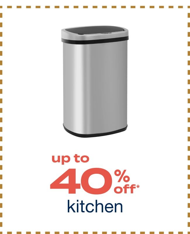 Up to 40% off Kitchen