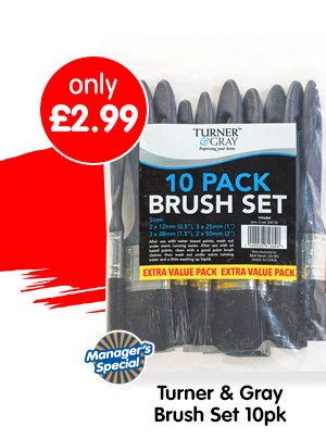 Turner & Gray Brush Set 10pk