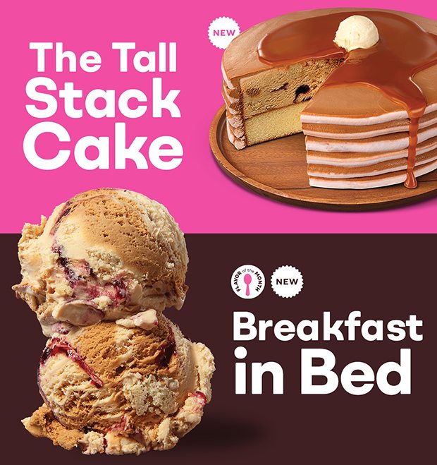 The Tall Stack Cake. Breakfast in Bed