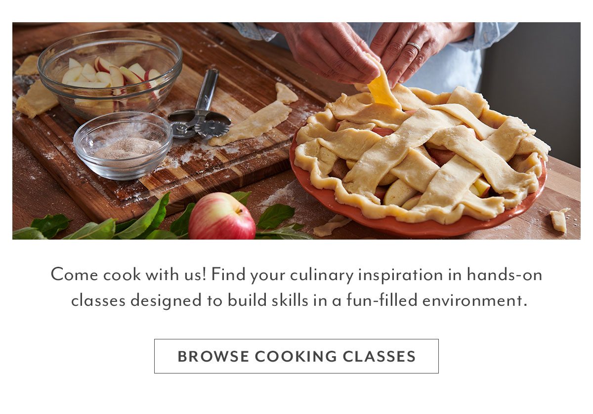Browse cooking classes