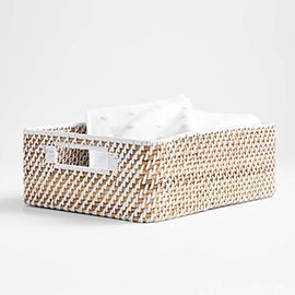 Sedona White Low Open Tote