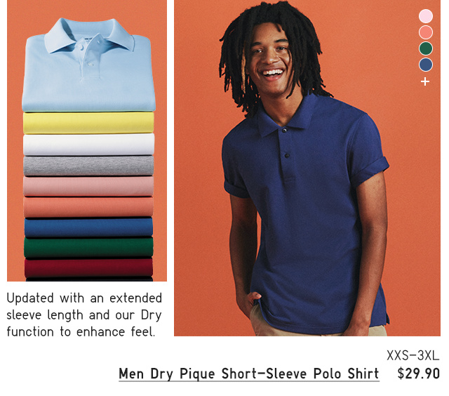 PDP6 - MEN DRY PIQUE SHORT-SLEEVE POLO SHIRT