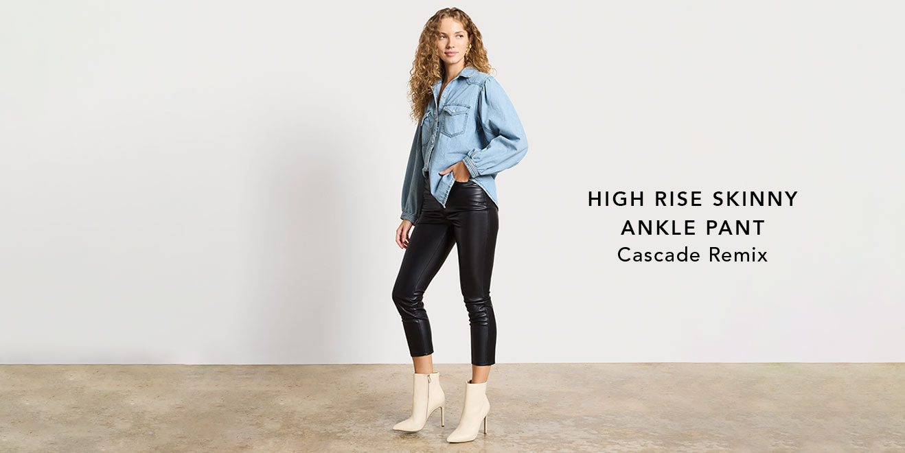 High Rise Skinny Ankle Pant