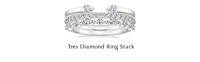 Tres Diamond Ring Stack