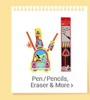 Pen/Pencils, Eraser & More