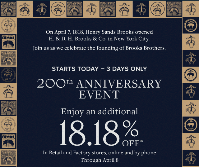 200TH ANNIVERSARY EVENT