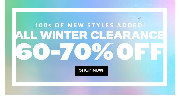 All Winter Clearance 60-70% Off