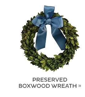 Preserved Boxwood Wreath