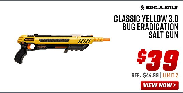 Bug-A-Salt Classic Yellow 3.0 Bug Eradication Salt Gun