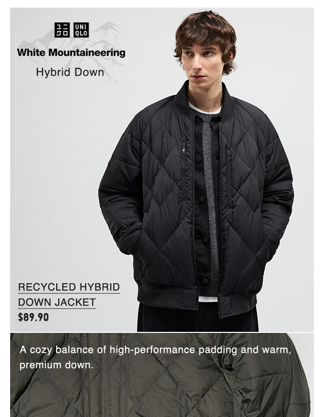 PDP4 - MEN RECYCLED HYBRID DOWN JACKET