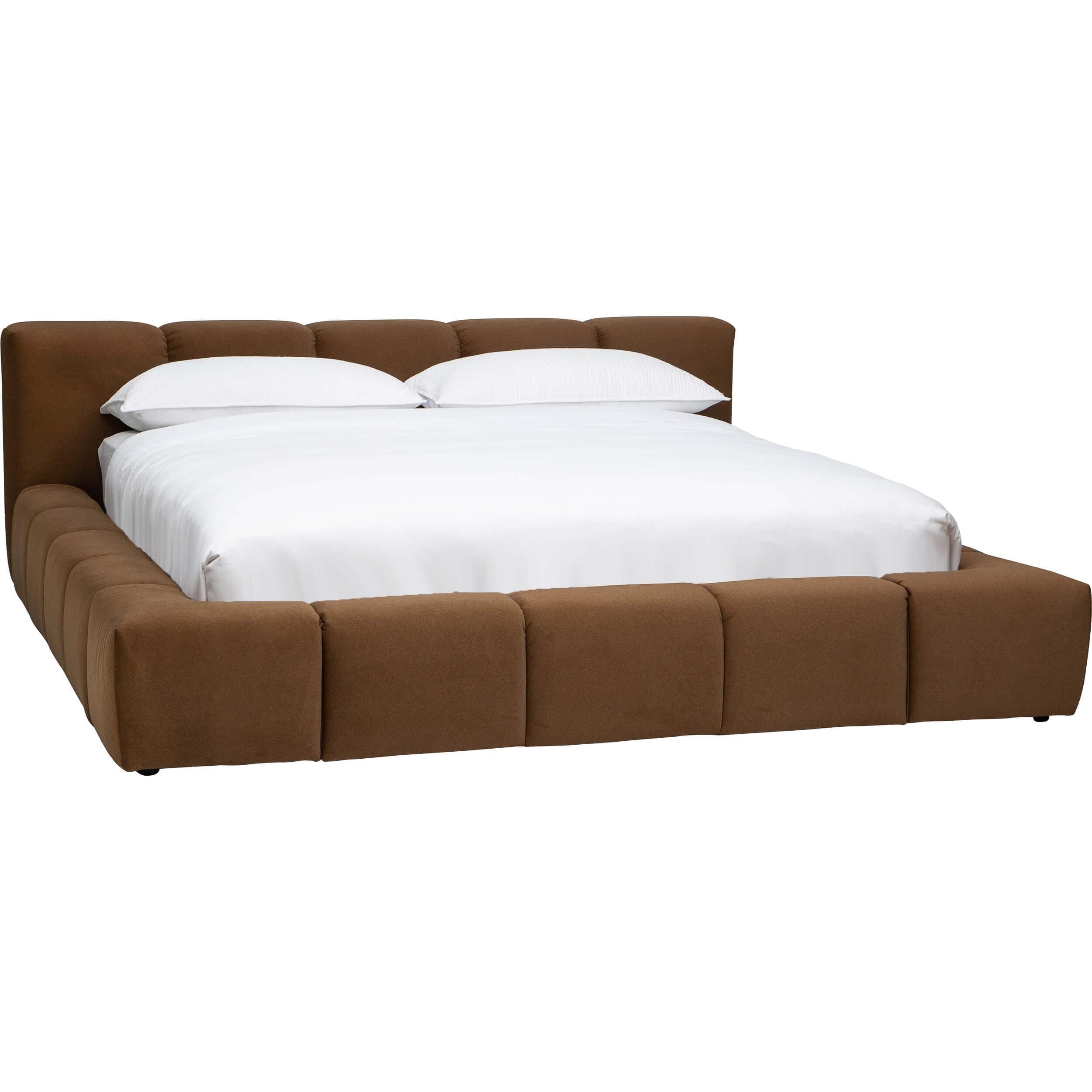 Image of Liam King Bed, Vesper Tobacco