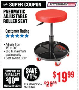 View Pneumatic Roller Seat