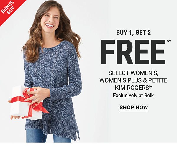 Buy 1, Get 2 FREE select Women's, Women's Plus & petite Kim Rogers - Shop Now