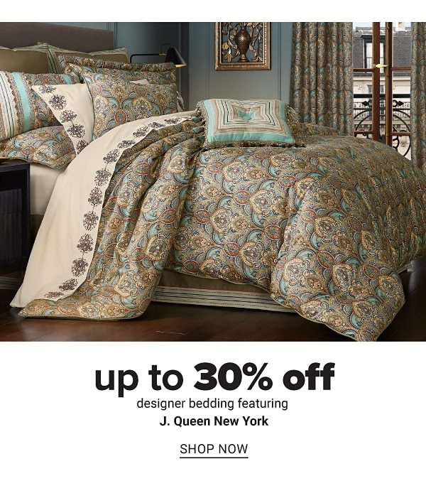 Up to 30% off Designer Bedding feat. J. Queen New York - Shop Now