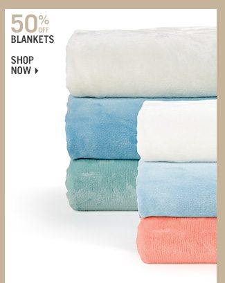 Shop 50% Off Blankets