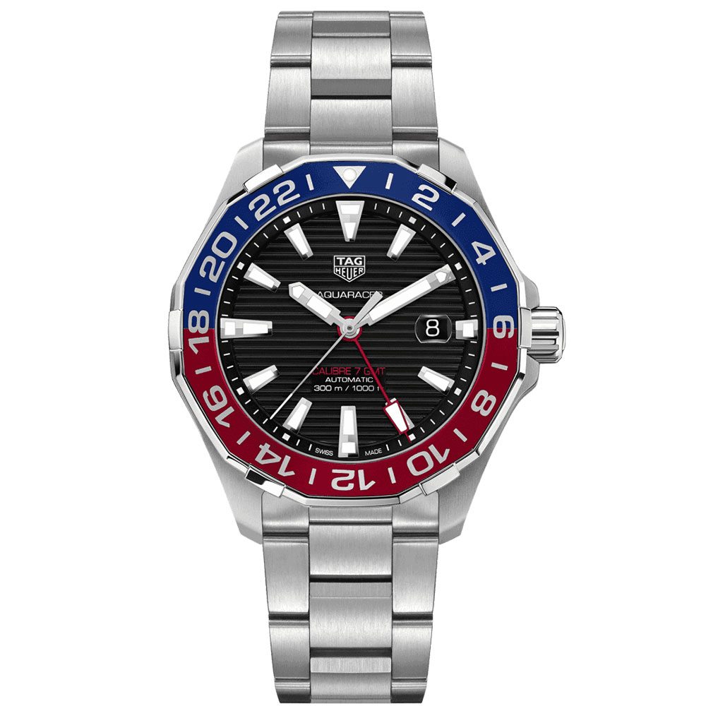 TAG Heuer Aquaracer Calibre 7 Twin-Time GMT Watch
