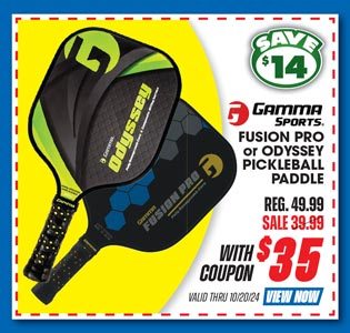 GAMMA Fusion Pro or Odyssey Pickleball Paddle