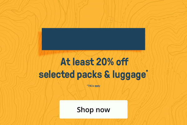 Packs and Luggage promo