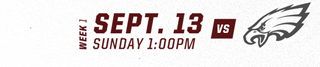 Sep 13 vs. Philadelphia Eagles