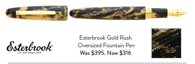 Shop Esterbrook Gold Rush Oversized Fountain Pen