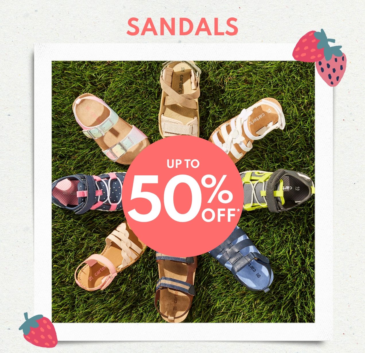 SANDALS | UP TO 50% OFF* 