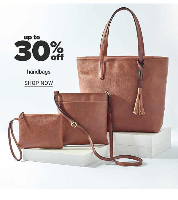 up to 30% off Handbags - Shop Now