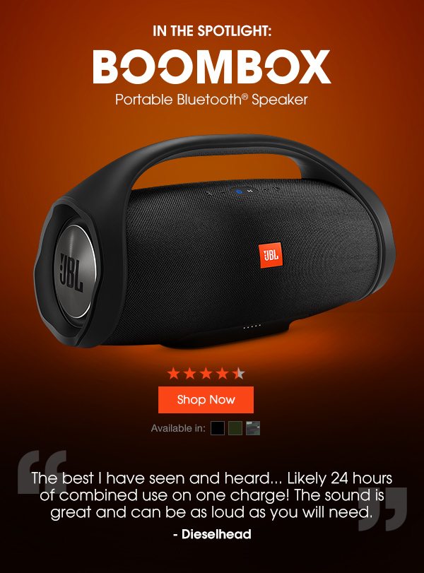 In the Spotlight: Boombox | Shop Now