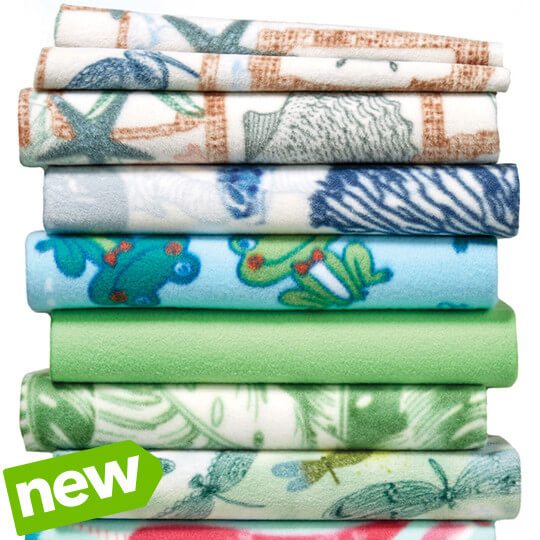 Image of Anti-Pill Plush, Blizzard and Luxe Fleece Solids and Prints.
