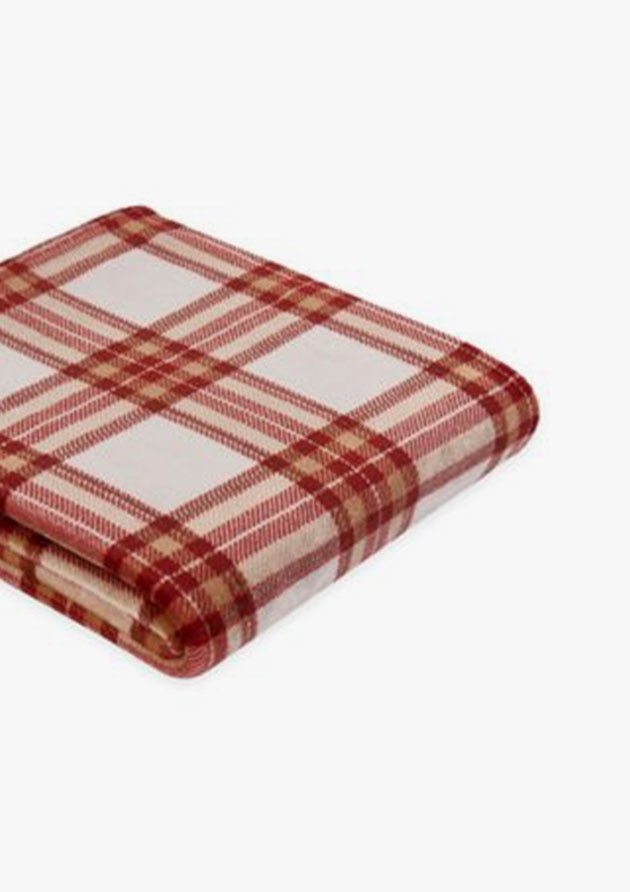 NEW! Plaid Throw