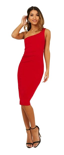 Shop: Got Me Looking Dress In Red