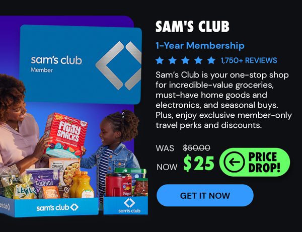 Sam's Club 1-Year Membership with Auto-Renew!