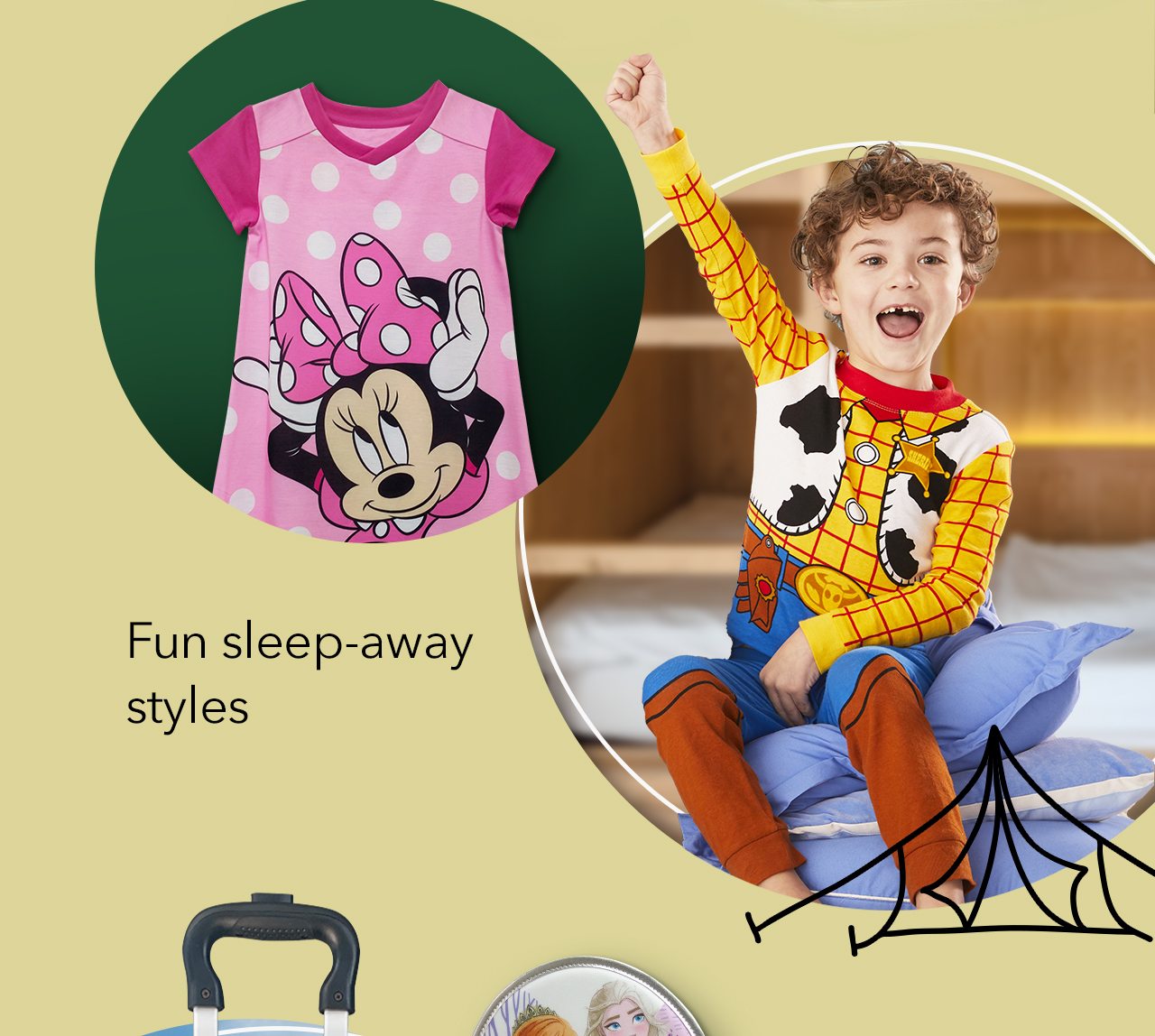 Fun sleep-away styles