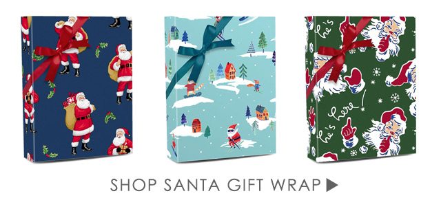 Shop Santa Gift Wrap