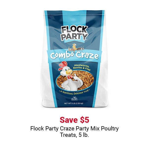 Flock Party Craze Party Mix Poultry Treats