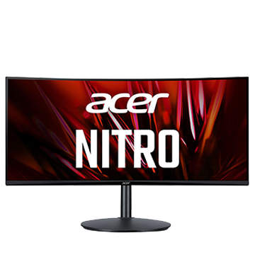 Acer XZ342CU 34 in QHD (3440 x 1440) 180Hz Curved Screen Monitor