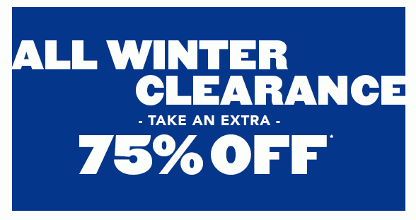 All Winter Clearance Extra 75% Off