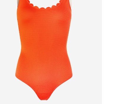 VALERIA SCALLOP TEXTURED SWIMSUIT WITH RECYCLED POLYESTER