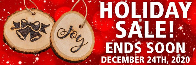 Holiday Sale Ends Soon, December 24th!