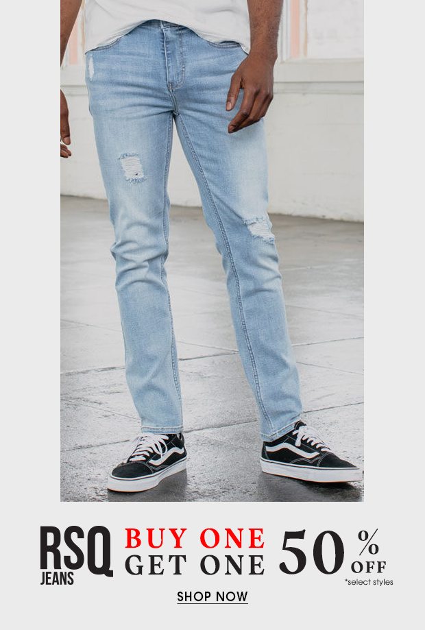 Shop Men's RSQ Jeans Buy One Get One 50% Off