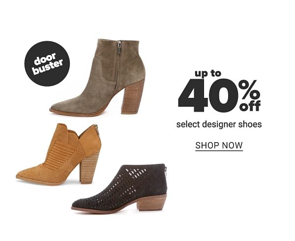 Up to 40% Off Select Designer Shoes - Shop Now