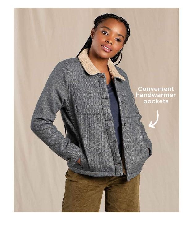 Women's Burntside Trucker Jacket in Soot