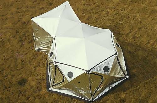 Shiftpod XL Burning Man glamping tent