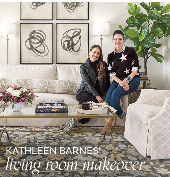 Kathleen Barnes' Living Room Makeover