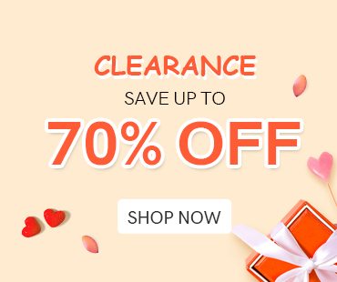 HUGE CLEARANCE: SAVE UP TO 70% OFF. Click here to shop now.