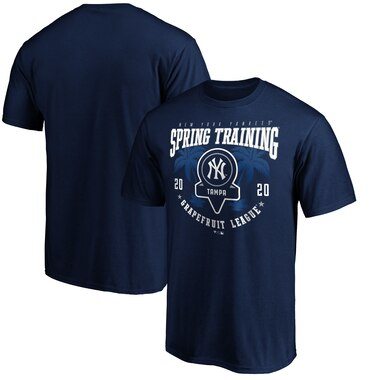 Fanatics Branded New York Yankees Navy 2020 Spring Training Pickoff Move T-Shirt