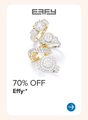 Diamond and gold rings. 70% off Effy.