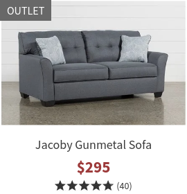 Jacoby gunmetal online sofa