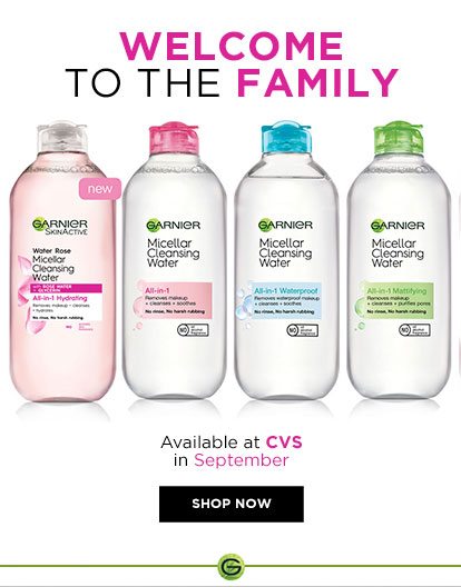 WELCOME TO THE FAMILY - Available at CVS in September - SHOP NOW