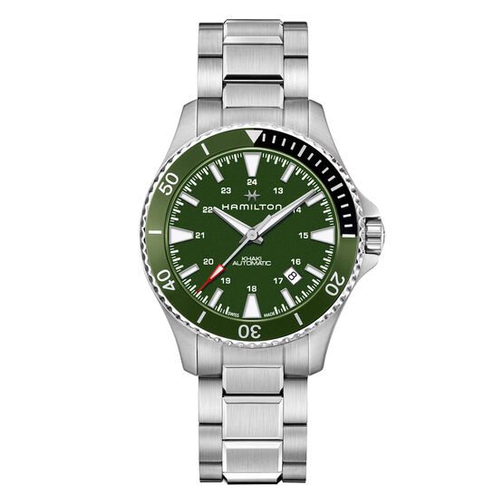 Hamilton Khaki Navy Scuba Green Dial Automatic Watch, 40mm