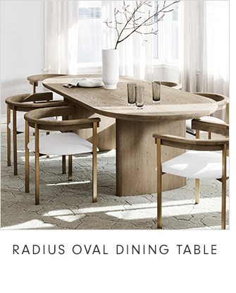 RADIUS OVAL DINING TABLE